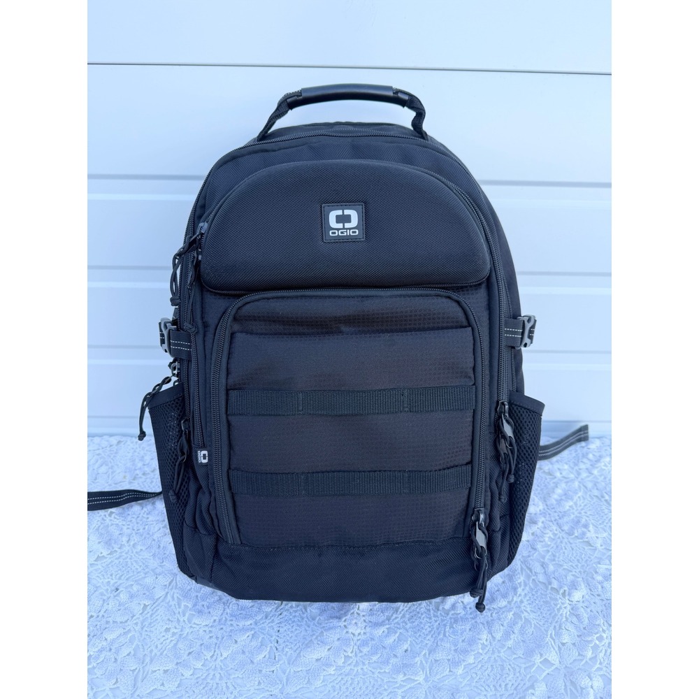 OGIO Gambit 17 Laptop Backpack Black Tactical Tech Vault Travel Bag Mens